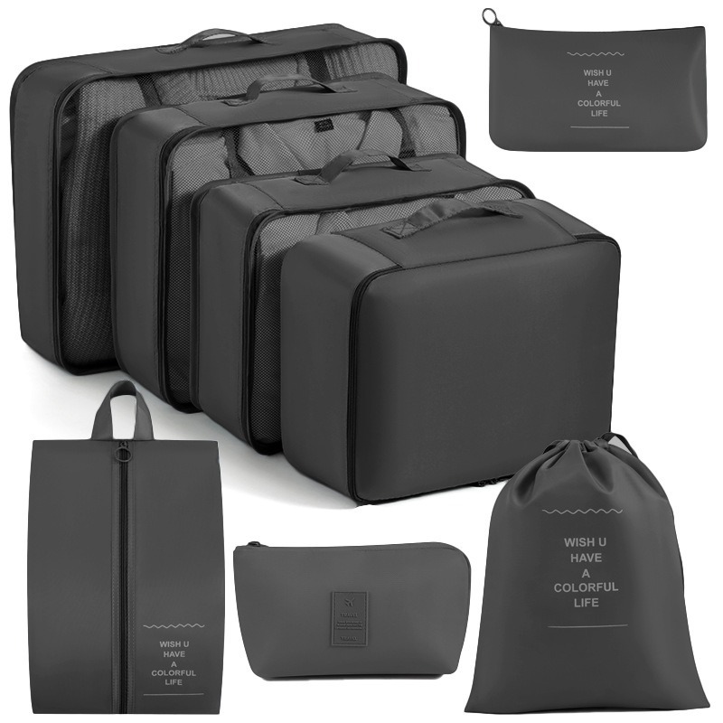 Eight sets of black and white, three sets of sealed bags